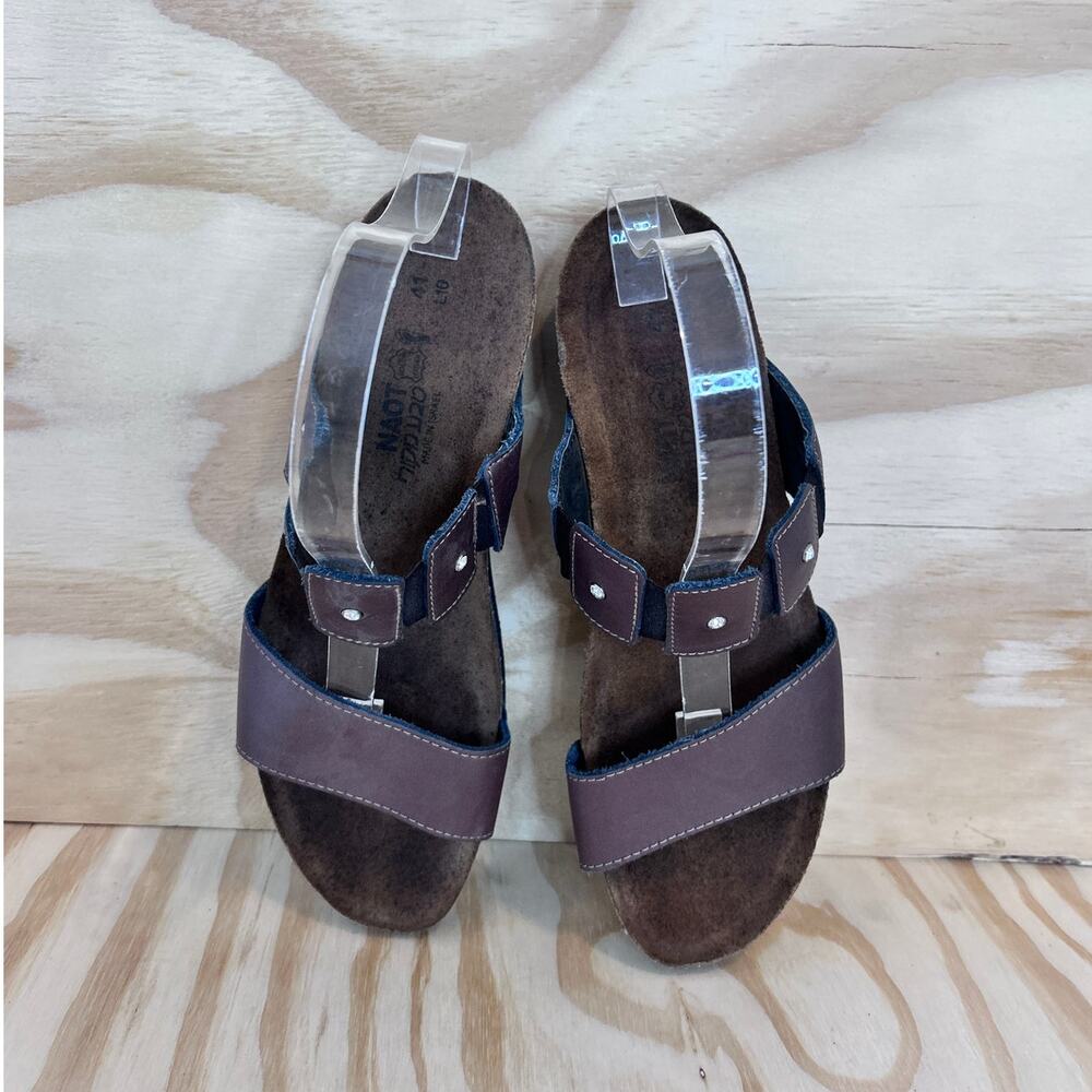 Naot - Ashley Toe Gems Straps Wedge - Sandals - Brown - Women's - 10 - Picture 7 of 9